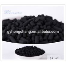Coal based column of activated carbon
